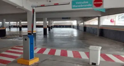Cancela VJS instalada no Negreiros Supermercados